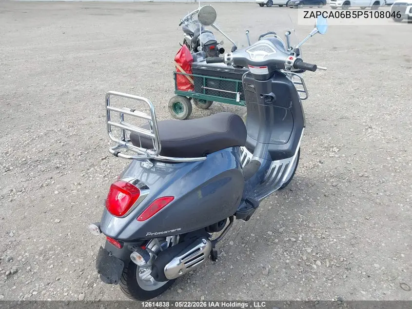 2023 Vespa Primavera/Sprint 50 VIN: ZAPCA06B5P5108046 Lot: 12614838