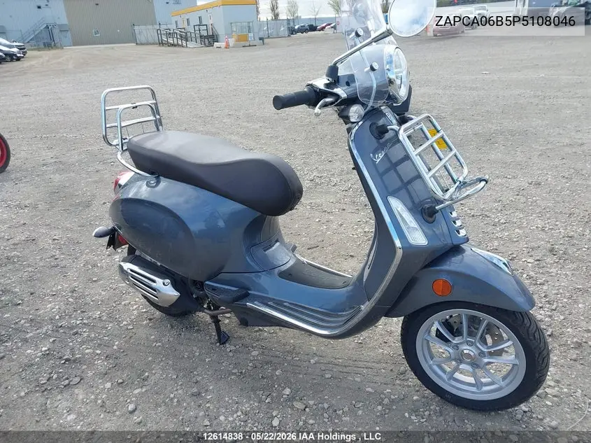 2023 Vespa Primavera/Sprint 50 VIN: ZAPCA06B5P5108046 Lot: 12614838