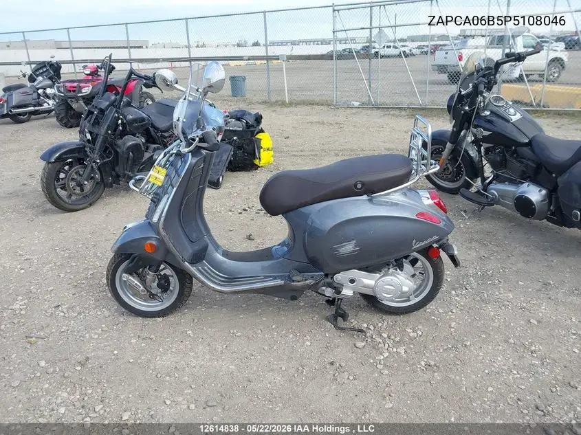 2023 Vespa Primavera/Sprint 50 VIN: ZAPCA06B5P5108046 Lot: 12614838
