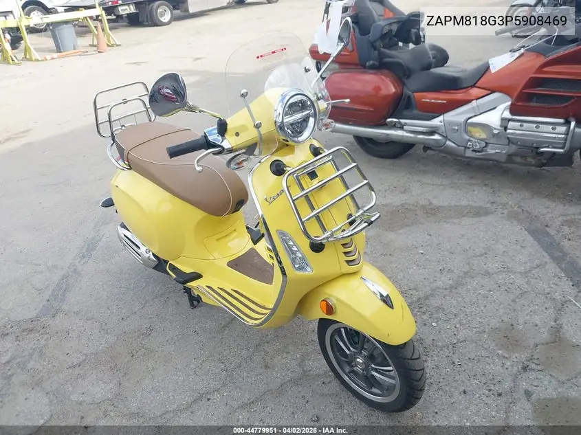2023 Vespa Primavera/Sprint 150 VIN: ZAPM818G3P5908469 Lot: 44779951