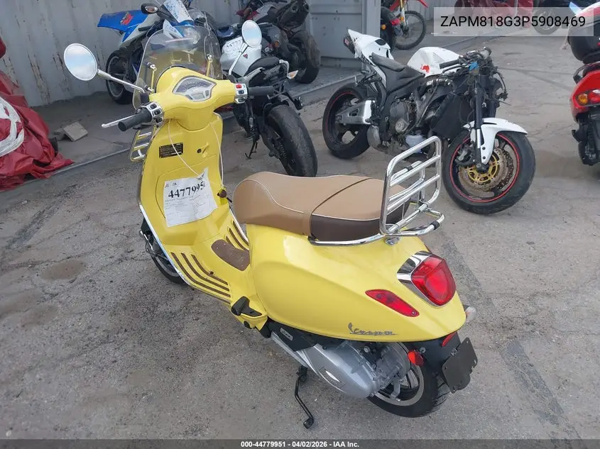2023 Vespa Primavera/Sprint 150 VIN: ZAPM818G3P5908469 Lot: 44779951