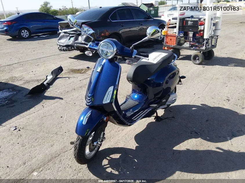 2024 Vespa Primavera/Sprint 150 VIN: ZAPMD18G1R5100183 Lot: 44856867