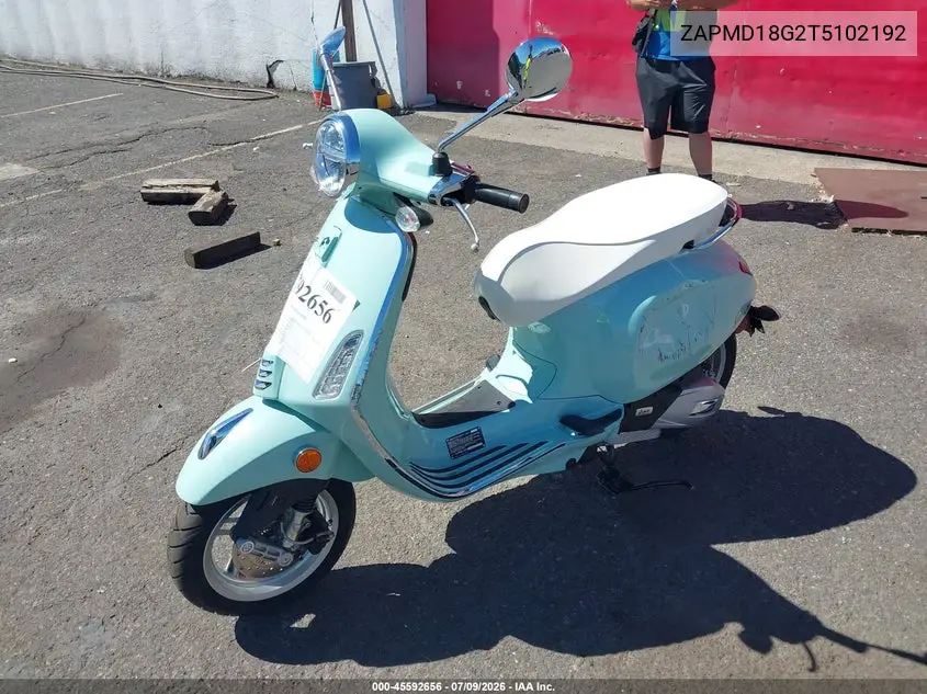 2026 Vespa Primavera/Sprint 150 VIN: ZAPMD18G2T5102192 Lot: 45592656