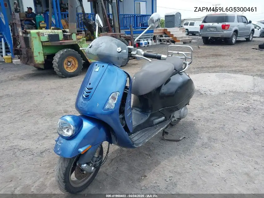 2016 Vespa Gts 300 Super VIN: ZAPM459L6G5300461 Lot: 41960403
