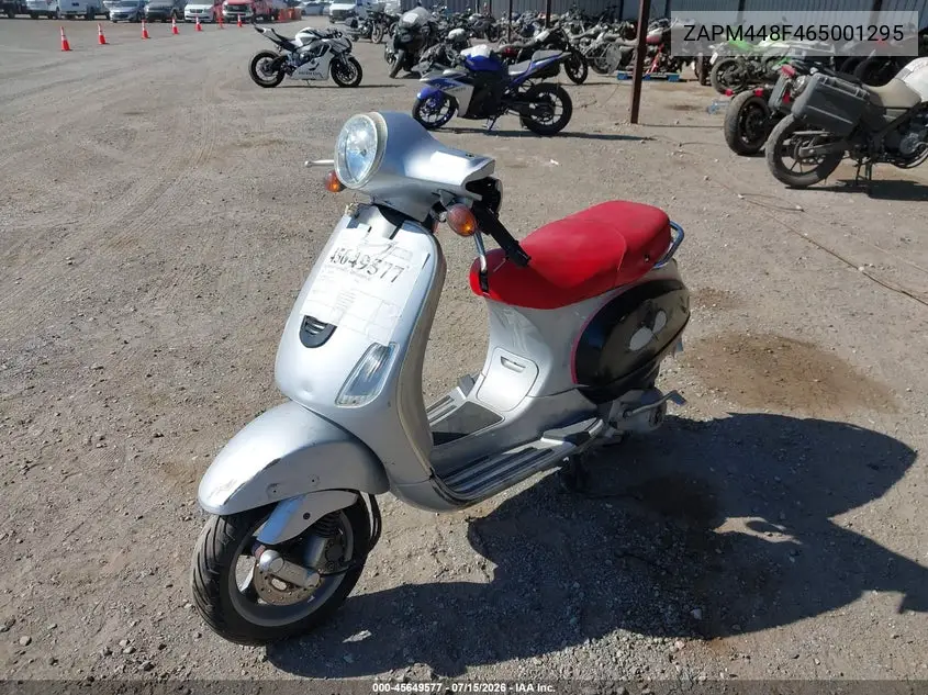 2006 Vespa Lx 150 VIN: ZAPM448F465001295 Lot: 45649577