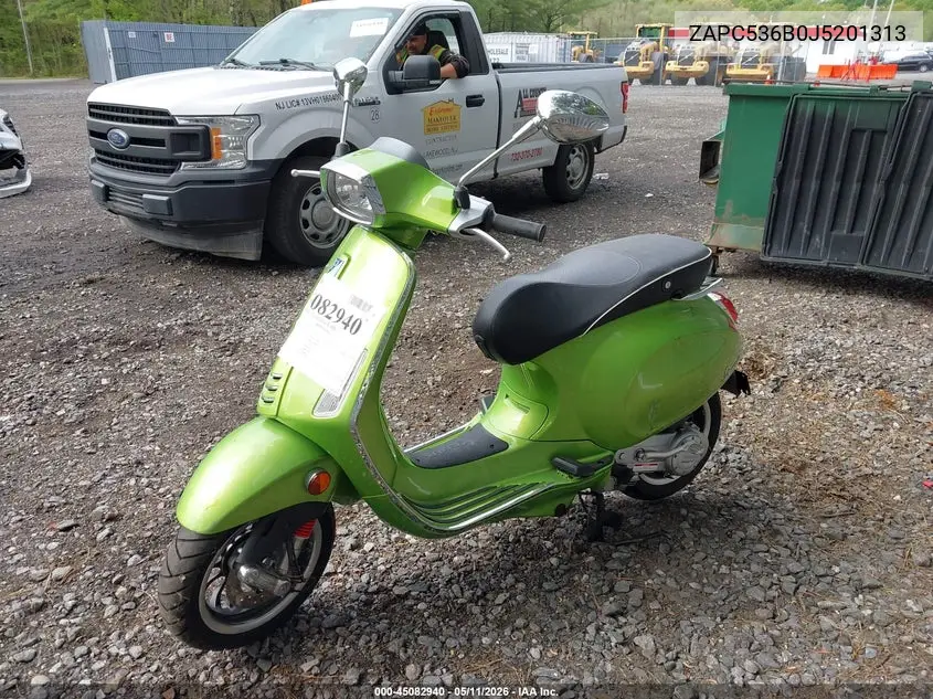 2018 Vespa Primavera 50 4V Ie VIN: ZAPC536B0J5201313 Lot: 45082940