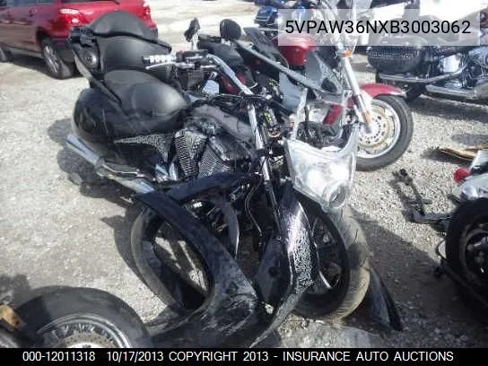 2011 Victory Anessvision VIN: 5VPAW36NXB3003062 Lot: 12011318