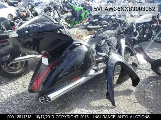 2011 Victory Anessvision VIN: 5VPAW36NXB3003062 Lot: 12011318