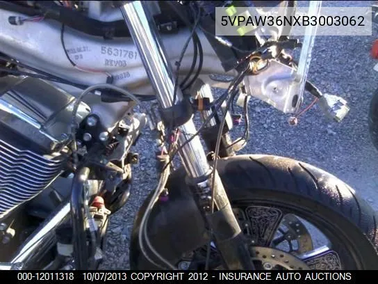2011 Victory Anessvision VIN: 5VPAW36NXB3003062 Lot: 12011318