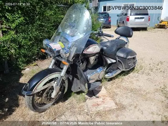 2012 Victory Cross Roads Classic Le VIN: 5VPBW36N3C3003846 Lot: 20260768