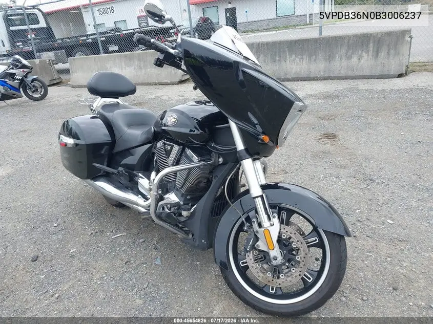 2011 Victory Motorcycles Cross Country Standard VIN: 5VPDB36N0B3006237 Lot: 45654826