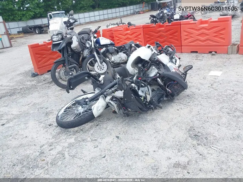 2012 Victory Motorcycles Cross Country Tour VIN: 5VPTW36N6C3011606 Lot: 45163941