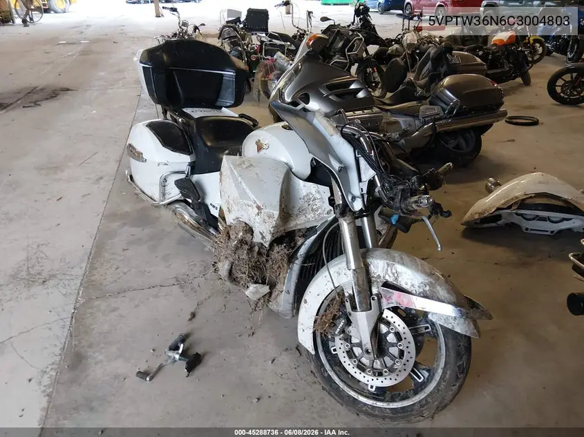 2012 Victory Motorcycles Cross Country Tour VIN: 5VPTW36N6C3004803 Lot: 45288736
