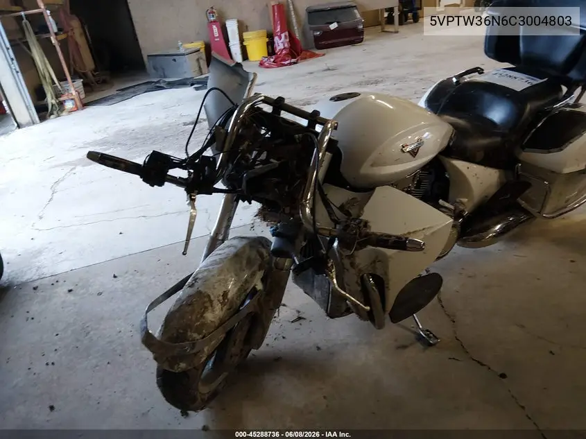 2012 Victory Motorcycles Cross Country Tour VIN: 5VPTW36N6C3004803 Lot: 45288736