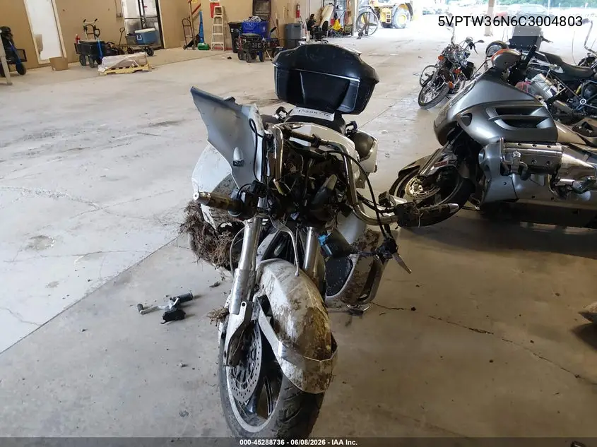 2012 Victory Motorcycles Cross Country Tour VIN: 5VPTW36N6C3004803 Lot: 45288736