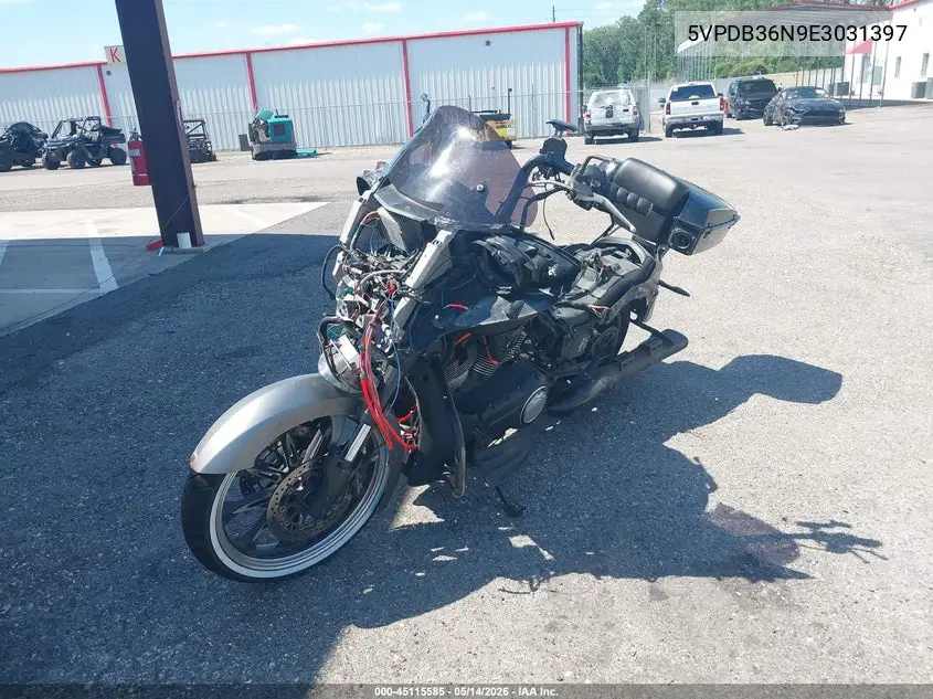 2014 Victory Motorcycles Cross Country VIN: 5VPDB36N9E3031397 Lot: 45115585