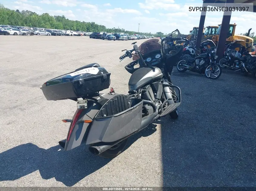 2014 Victory Motorcycles Cross Country VIN: 5VPDB36N9E3031397 Lot: 45115585