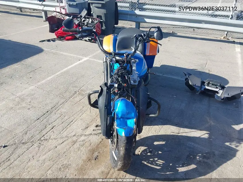2014 Victory Motorcycles Cross Country VIN: 5VPDW36N2E3037112 Lot: 45122573