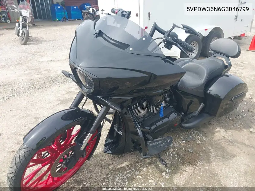 2016 Victory Motorcycles Cross Country Abs VIN: 5VPDW36N6G3046799 Lot: 45058245