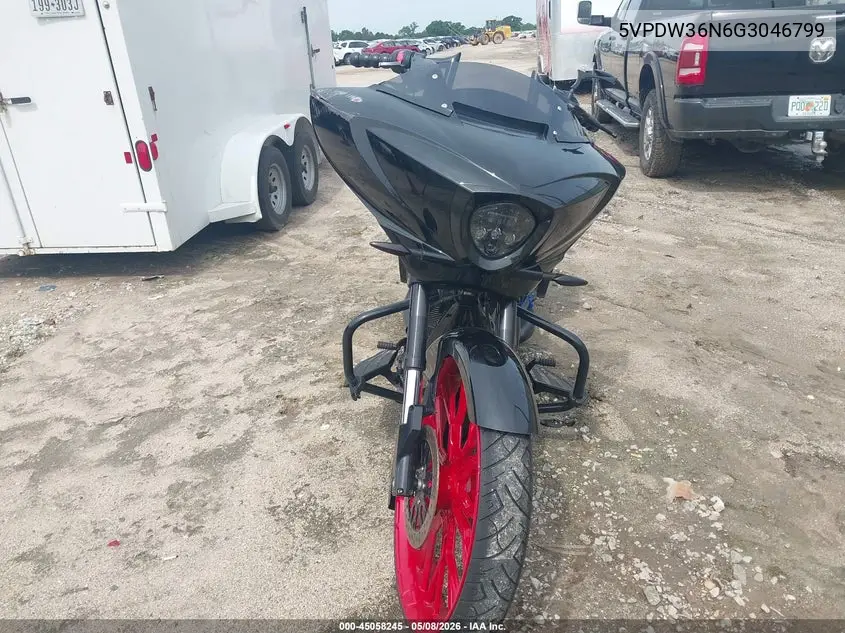 2016 Victory Motorcycles Cross Country Abs VIN: 5VPDW36N6G3046799 Lot: 45058245