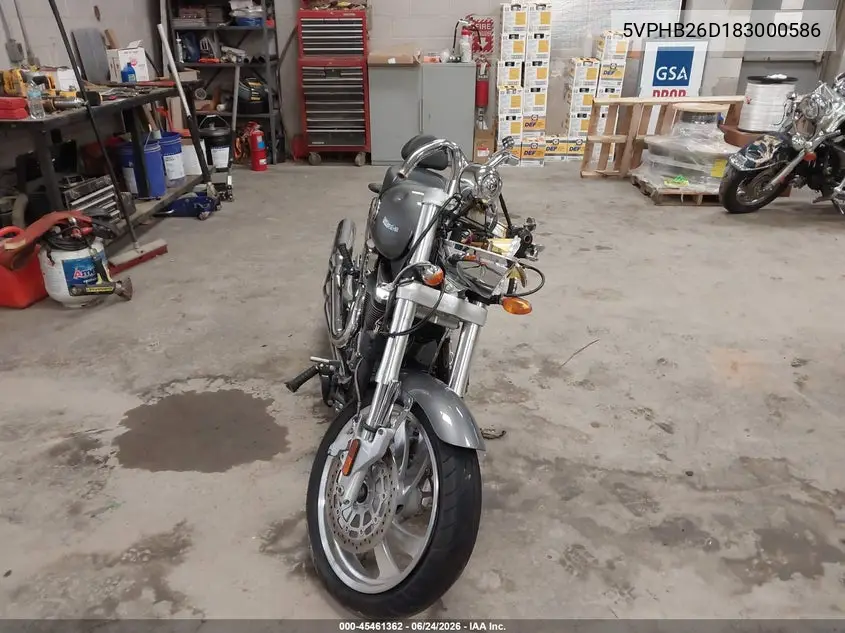 2008 Victory Motorcycles Hammer VIN: 5VPHB26D183000586 Lot: 45461362