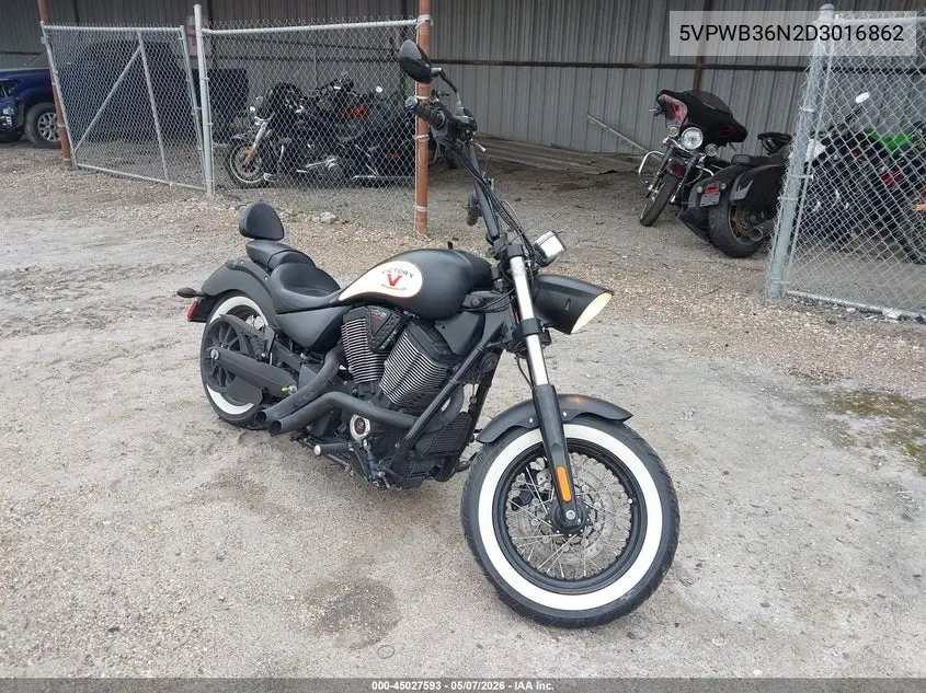 2013 Victory Motorcycles High-Ball VIN: 5VPWB36N2D3016862 Lot: 45027593
