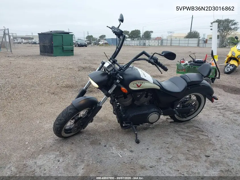 2013 Victory Motorcycles High-Ball VIN: 5VPWB36N2D3016862 Lot: 45027593