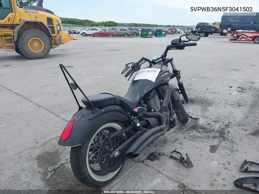 2015 Victory Motorcycles High-Ball VIN: 5VPWB36N5F3041502 Lot: 45478255