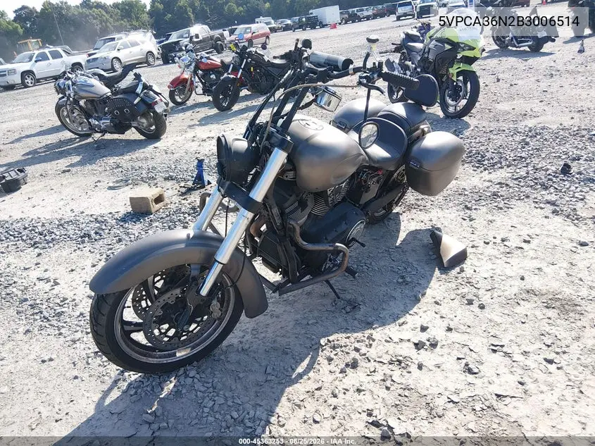 2011 Victory Motorcycles Kingpin 8-Ball VIN: 5VPCA36N2B3006514 Lot: 45363253