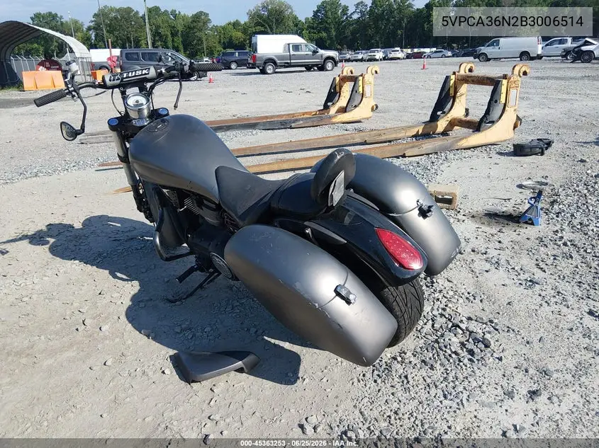 2011 Victory Motorcycles Kingpin 8-Ball VIN: 5VPCA36N2B3006514 Lot: 45363253