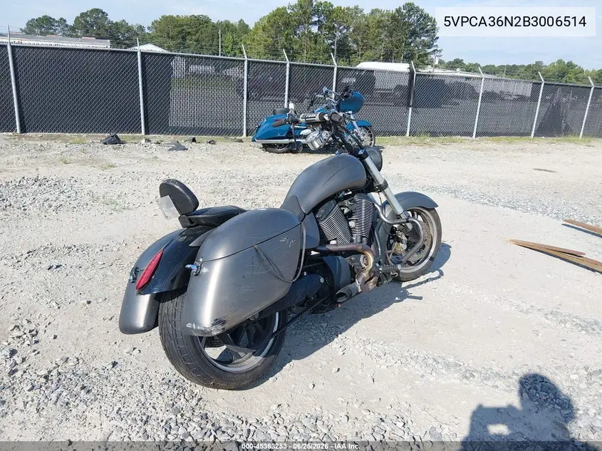 2011 Victory Motorcycles Kingpin 8-Ball VIN: 5VPCA36N2B3006514 Lot: 45363253