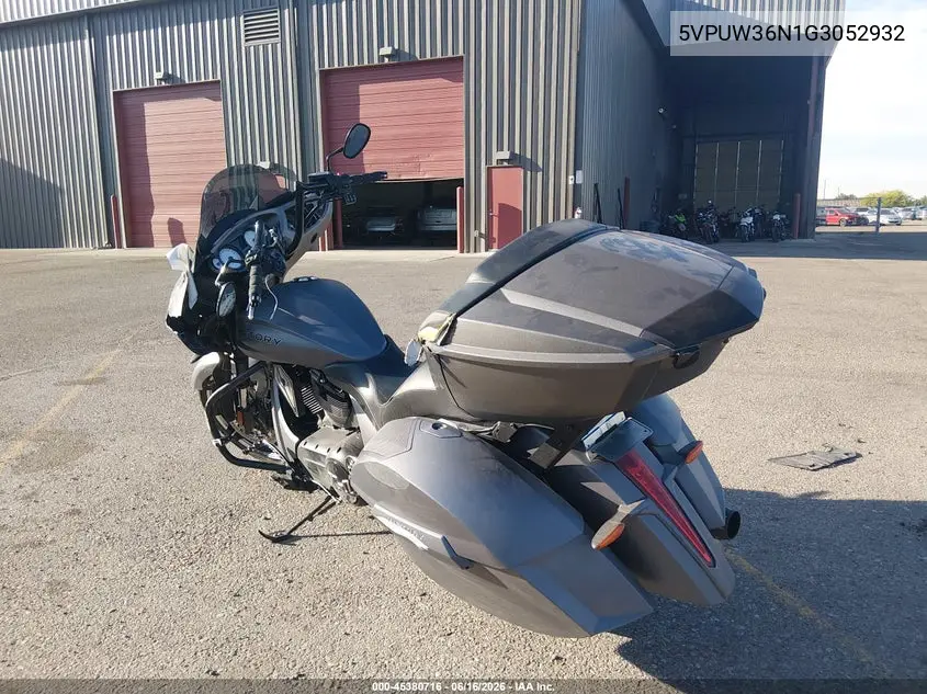 2016 Victory Motorcycles Magnum X-1 VIN: 5VPUW36N1G3052932 Lot: 45380716