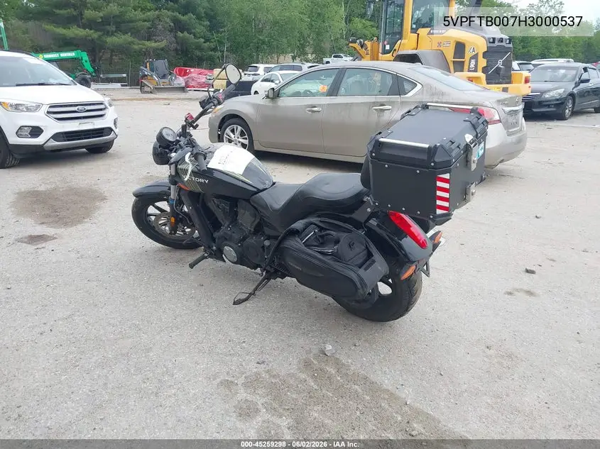 2017 Victory Motorcycles Octane VIN: 5VPFTB007H3000537 Lot: 45259298