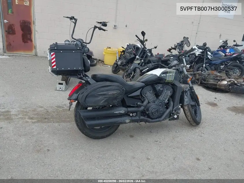 2017 Victory Motorcycles Octane VIN: 5VPFTB007H3000537 Lot: 45259298