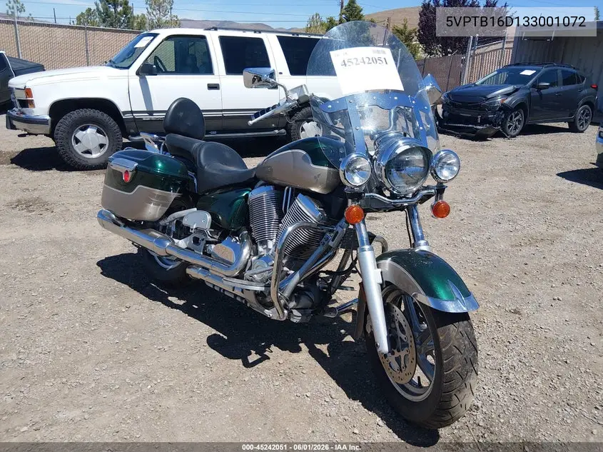 2003 Victory Motorcycles Touring VIN: 5VPTB16D133001072 Lot: 45242051