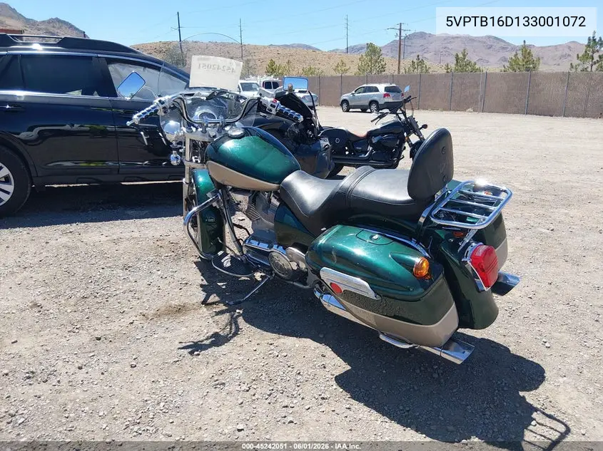 2003 Victory Motorcycles Touring VIN: 5VPTB16D133001072 Lot: 45242051