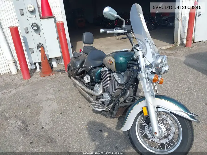 2001 Victory Motorcycles V92 C Deluxe VIN: 5VPCD15D413000846 Lot: 45622468