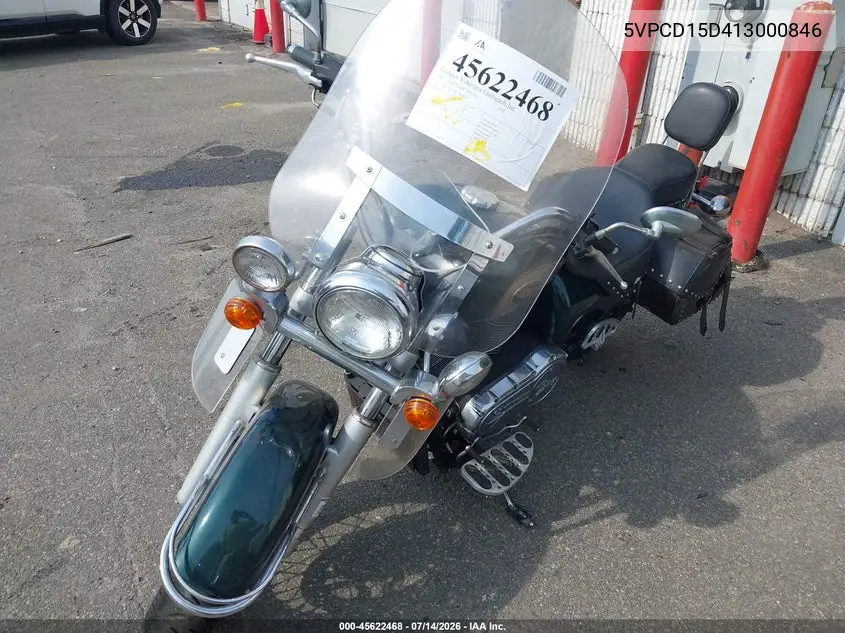 2001 Victory Motorcycles V92 C Deluxe VIN: 5VPCD15D413000846 Lot: 45622468