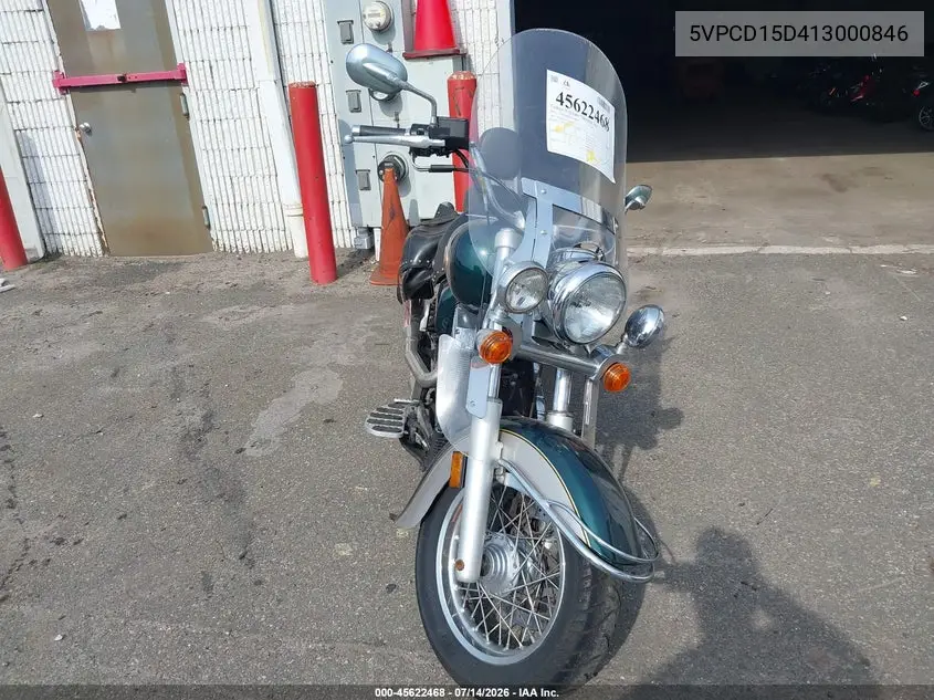 2001 Victory Motorcycles V92 C Deluxe VIN: 5VPCD15D413000846 Lot: 45622468