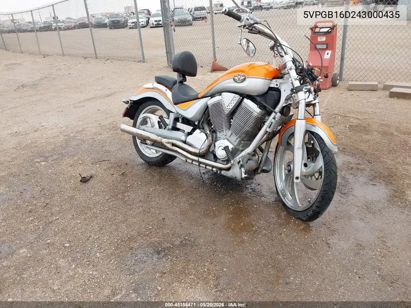 2004 Victory Motorcycles Vegas VIN: 5VPGB16D243000435 Lot: 45156471