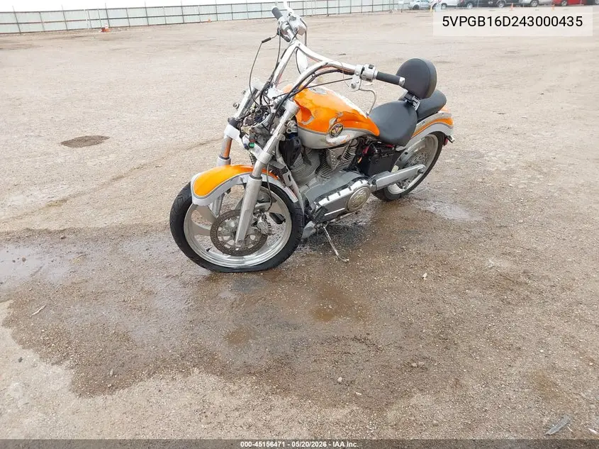 2004 Victory Motorcycles Vegas VIN: 5VPGB16D243000435 Lot: 45156471