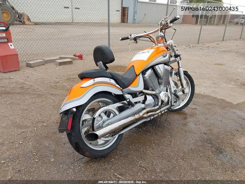 2004 Victory Motorcycles Vegas VIN: 5VPGB16D243000435 Lot: 45156471