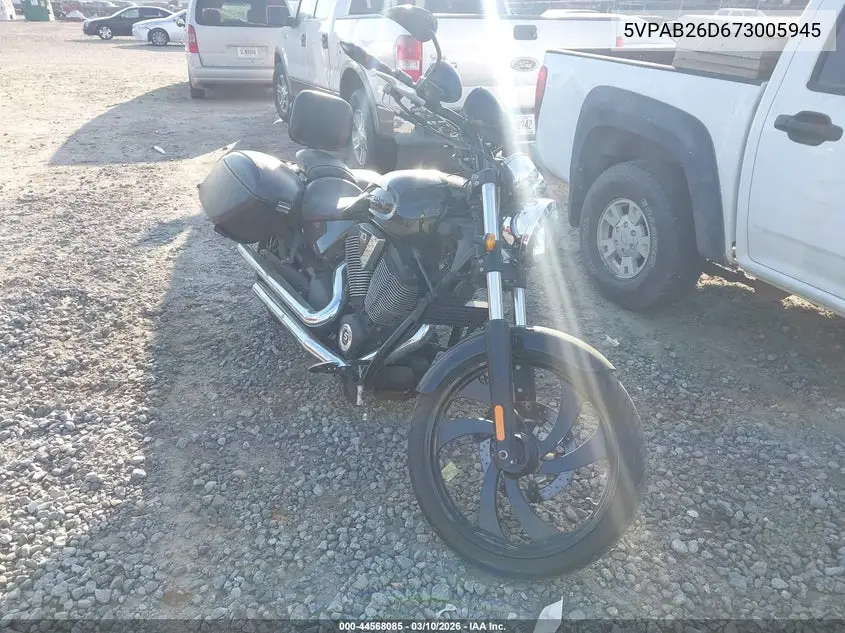 2007 Victory Motorcycles Vegas 8-Ball VIN: 5VPAB26D673005945 Lot: 44568085
