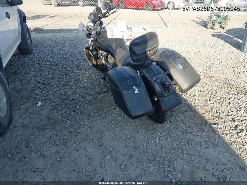 2007 Victory Motorcycles Vegas 8-Ball VIN: 5VPAB26D673005945 Lot: 44568085