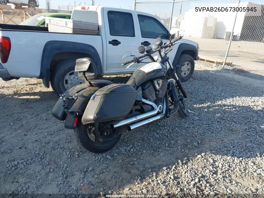 2007 Victory Motorcycles Vegas 8-Ball VIN: 5VPAB26D673005945 Lot: 44568085