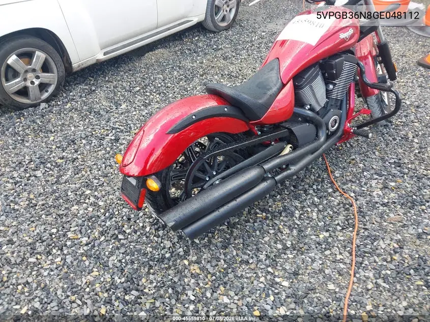 2016 Victory Motorcycles Vegas VIN: 5VPGB36N8G3048112 Lot: 45559810