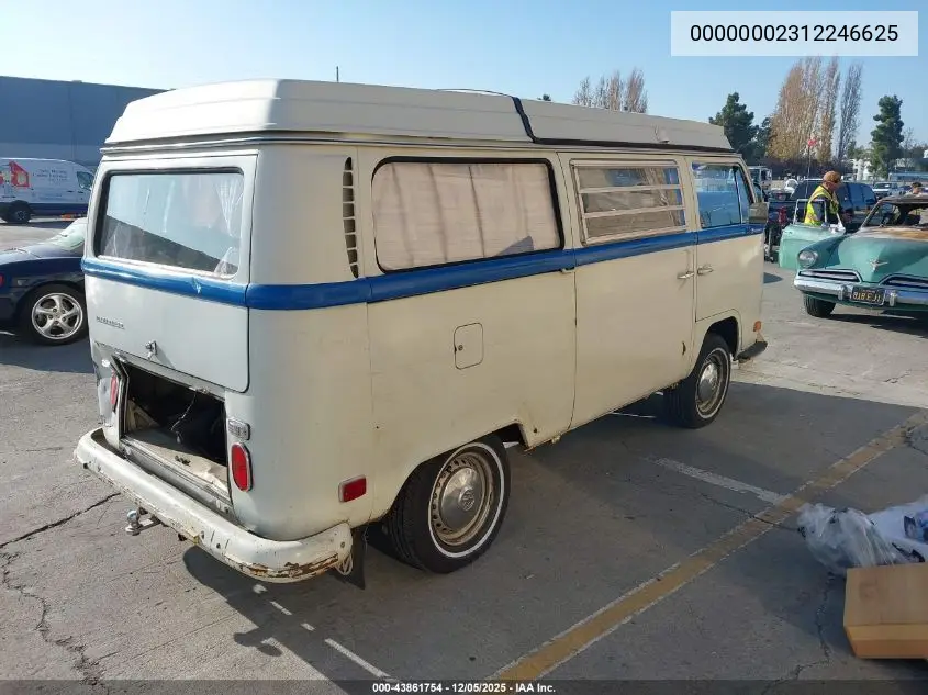 00000002312246625 1971 Volkswagon Kombi Bus