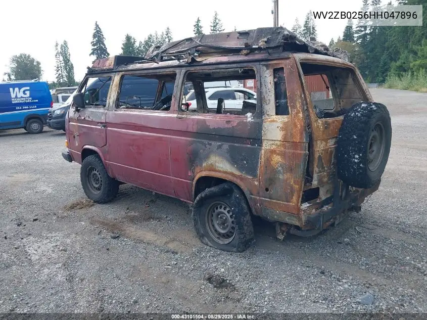 WV2ZB0256HH047896 1987 Volkswagen Vanagon Campmobile