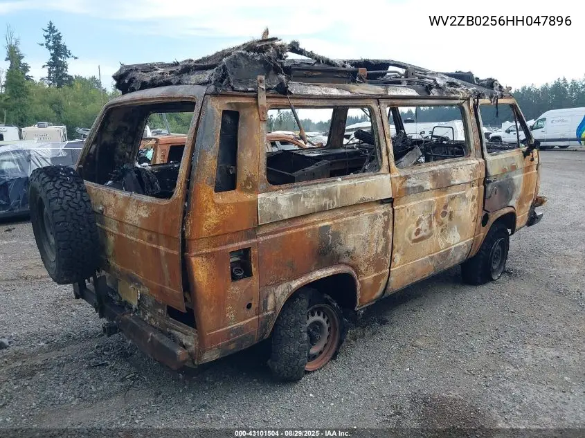 WV2ZB0256HH047896 1987 Volkswagen Vanagon Campmobile