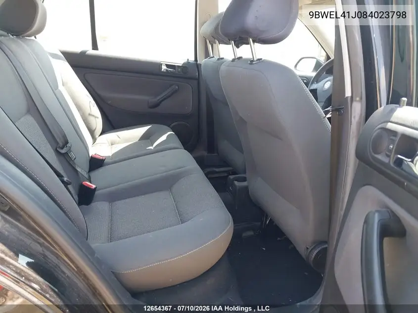 2008 Volkswagen City Golf VIN: 9BWEL41J084023798 Lot: 12654367